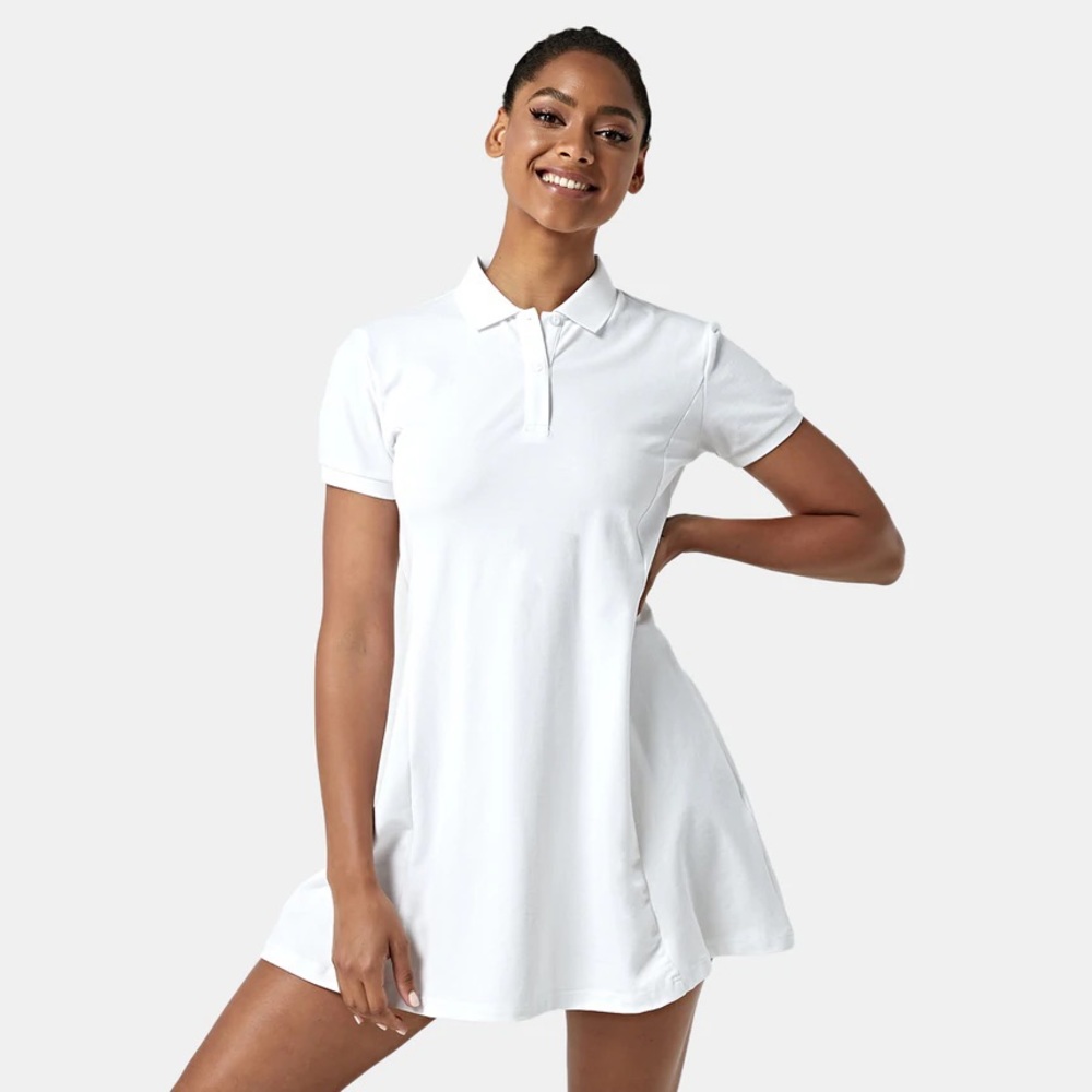 Halara Collared A-Line Polo Mini Dress